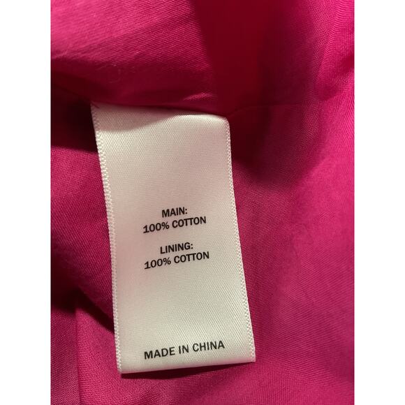 Aje 'Casabianca' Pink Cotton Braided Mini Dress Size 10 - Picture 5 of 5